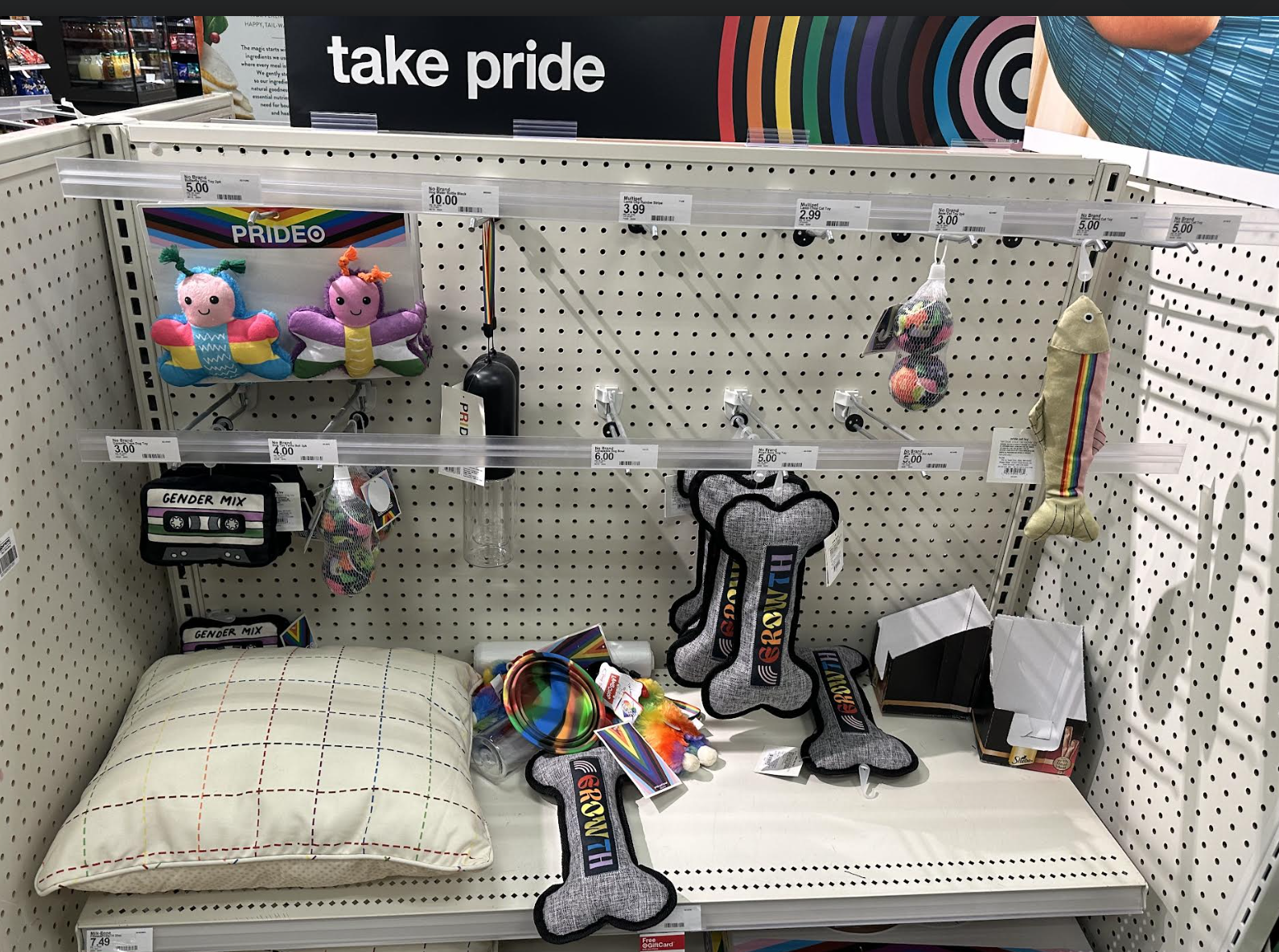 Pet "Pride" display at Target